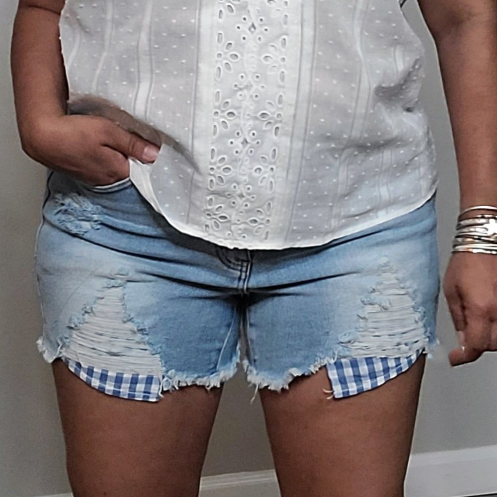 Gingham Pocket Shorts